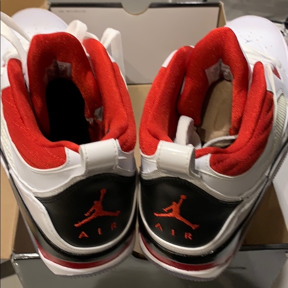 Air Jordan Flight 9 with box wht/ball/red